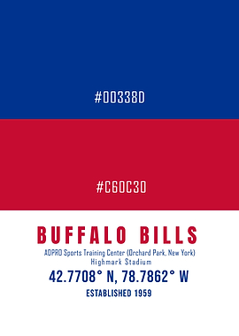 Buffalo Bils Color Team