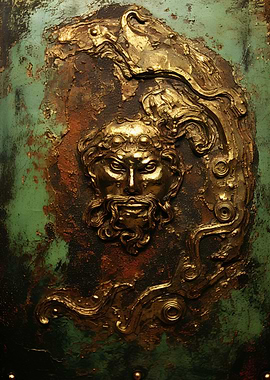 Vintage Abstract Roman No5