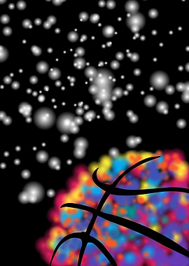 Basketball in pop art