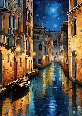 Cityscape at sunrise