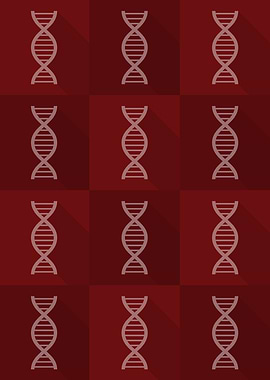 DNA Science Icons Pop Art