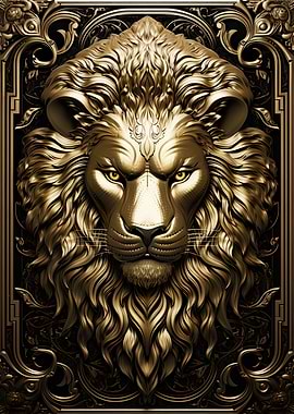 Golden Lion Art Deco