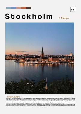 stockholmposter landscape