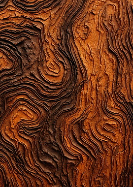 The Vintage Abstract Wood