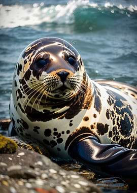 Seals close up