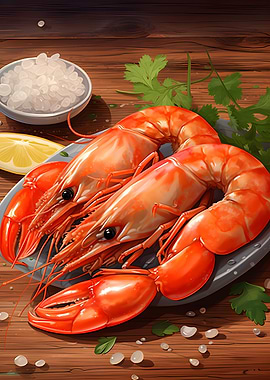 Shrimp Culinary Dish