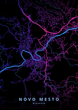 Novo Mesto Slovenia Map