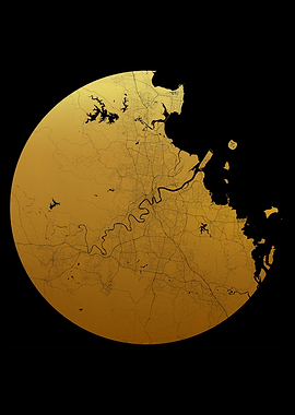 Brisbane Black Gold Map