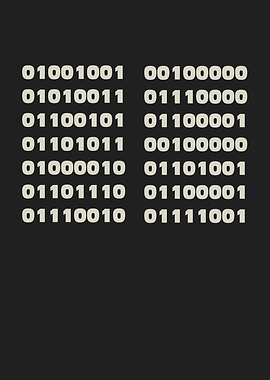 I Speak Binary Code Coder