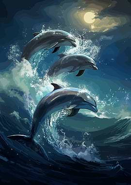 dolphin space animal