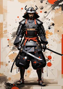 abstract samurai