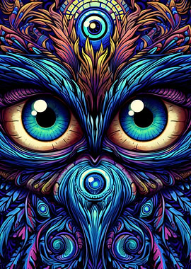 The Vintage Abstract Eyes