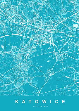 MAP KATOWICE POLAND