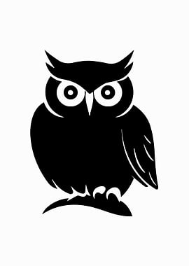 Owl Stencil Design