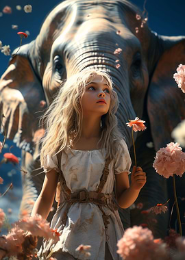 Enormous African Elephant