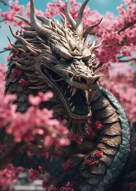 Cherry Blossom Dragon