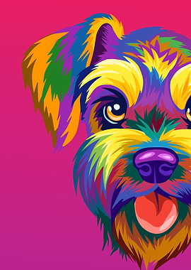 Schnauzer pop art