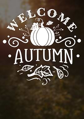 Welcome Autumn Textart