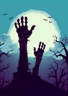 Halloween Hand Vector