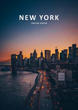 New York City Night view