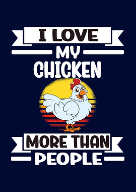 Funny Chicken Cute Chicken