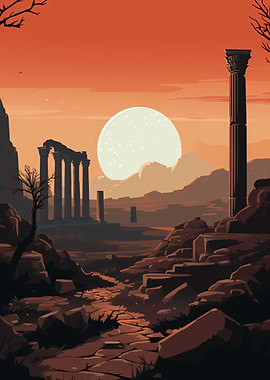 The Vintage Ancient Ruins