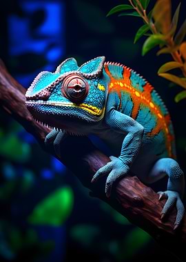 Bioluminescent Chameleon