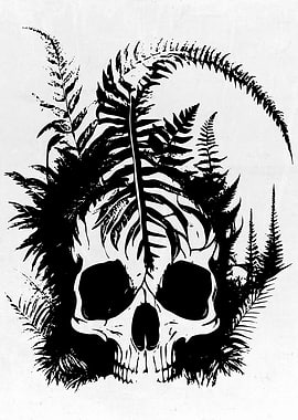 Psychedelic Ink Skulls