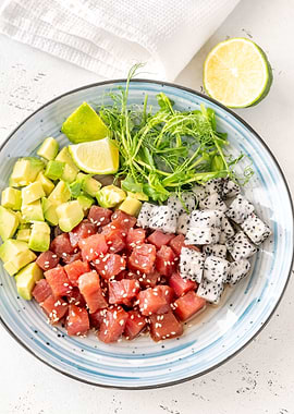 Hawaiian tuna poke