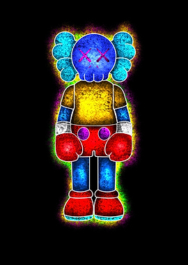 Kaws glitter