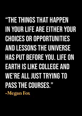 Megan Fox Quote