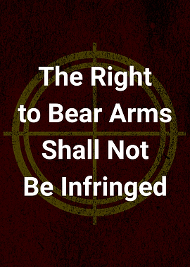 RIGHT TO BEAR ARMS MAROON