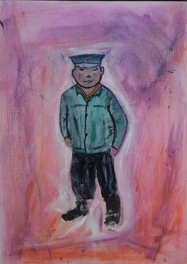 Chinese Worker Red Star