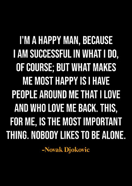 Novak Djokovic quotes