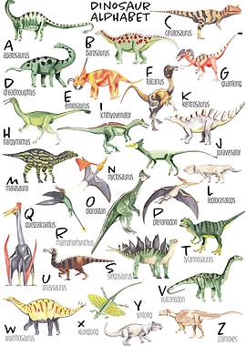 My Dinosaur Alphabet