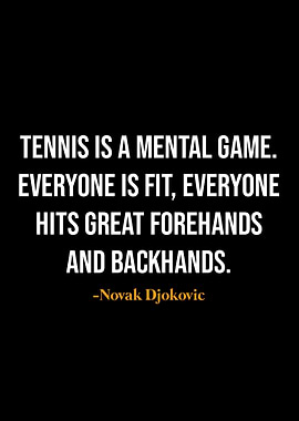Novak Djokovic quotes