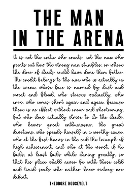The Man in the Arena