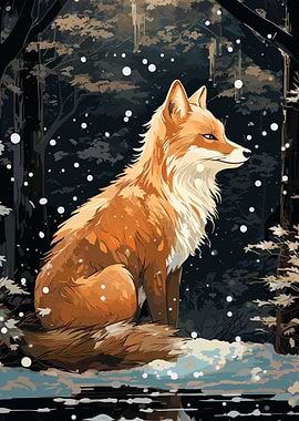 Winter Fox Serenity