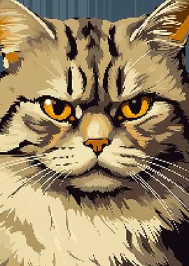 Maine Coon Pixel Art