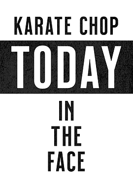 KARATE CHOP FUNNY OFFICE