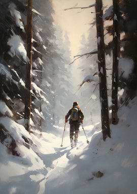 Winter Wonderland Skier