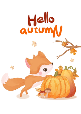 Summer Fox Illustration