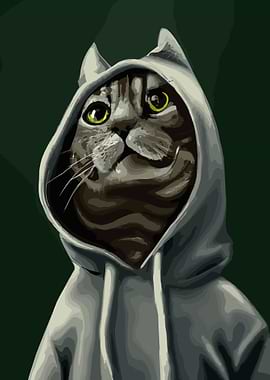 Hoodie Cat