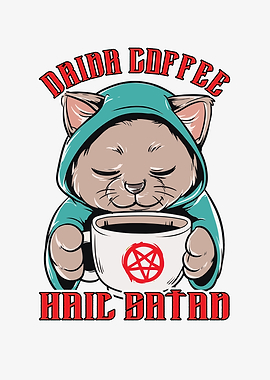 Satanic Coffee Drinker