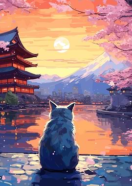 The Moon Night Cat Japan