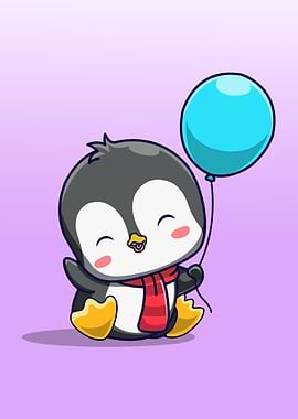 cute penguin animal