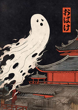 Spooky Ghost Yurei Obake