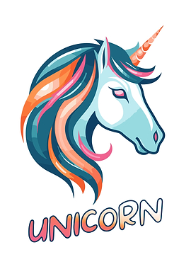 Unicorn Head Minimalist