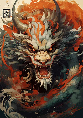 Japanese Dragon Art