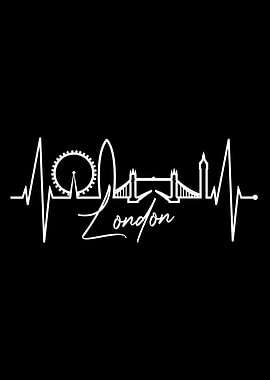 London Skyline Heartbeat